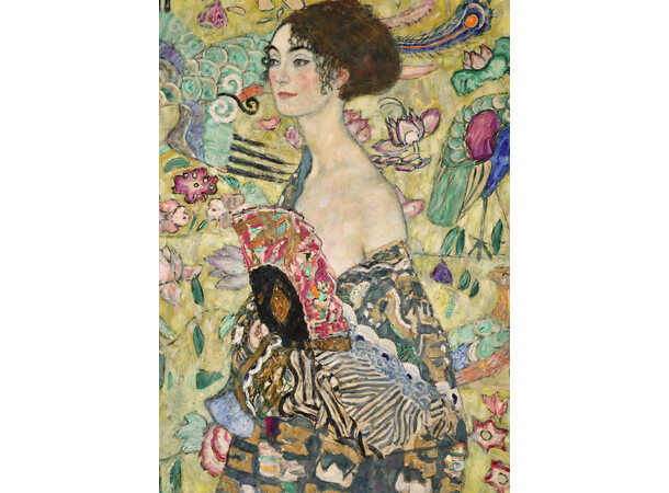 Klimt Lady With a Fan 1000 bitar Pussel - Ravensburger Puzzle 
