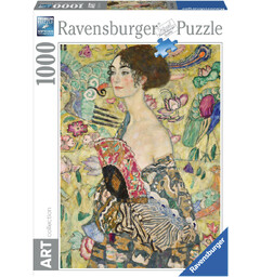 Klimt Lady With a Fan 1000 biter Puslespill - Ravensburger Puzzle
