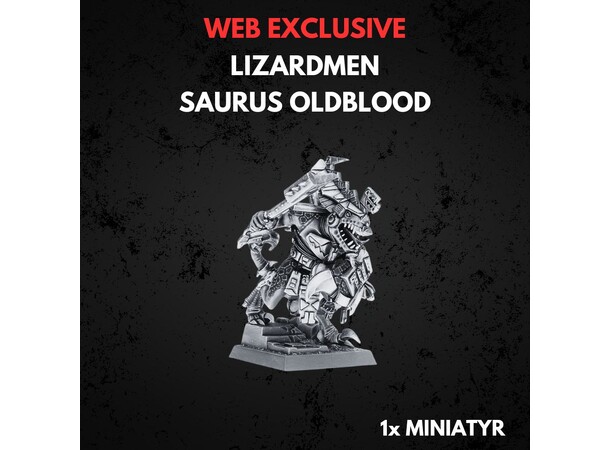 Lizardmen Saurus Oldblood Warhammer Fantasy