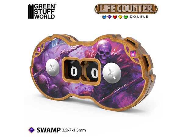MTG Life Counter Swamp For Magic the Gathering, D&D, Warhammer 