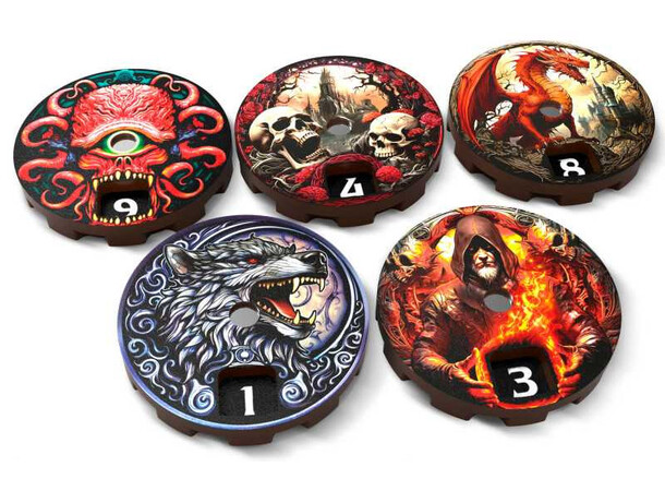 Magic Life Counters - Darkness (5 st) Green Stuff World 