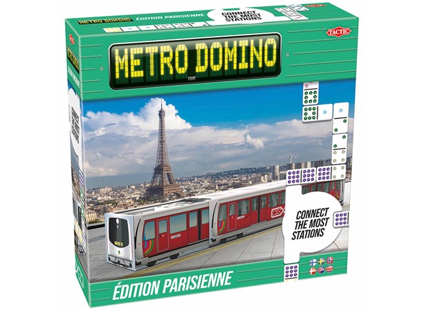 Metro Domino Paris Brettspill Dobbel-9 Brikker