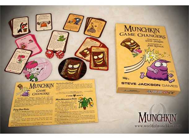 Munchkin Game Changers Expansion Utvidelse til Munchkin
