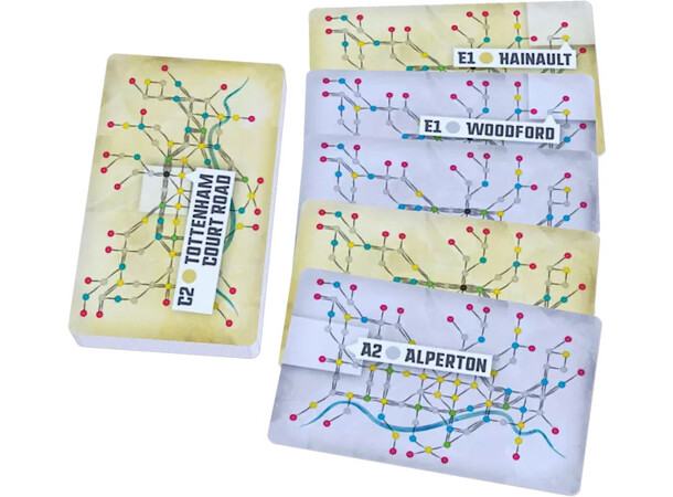 On the Underground London/Berlin Brettspill 