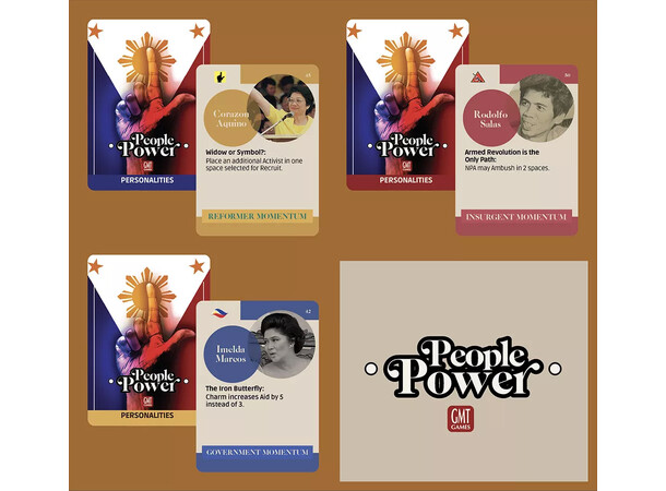 People Power Brädspel Insurgency in the Philippines 1983-1986 
