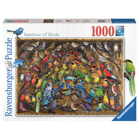 Rainbow of Birds 1000 biter Puslespill Ravensburger Puzzle