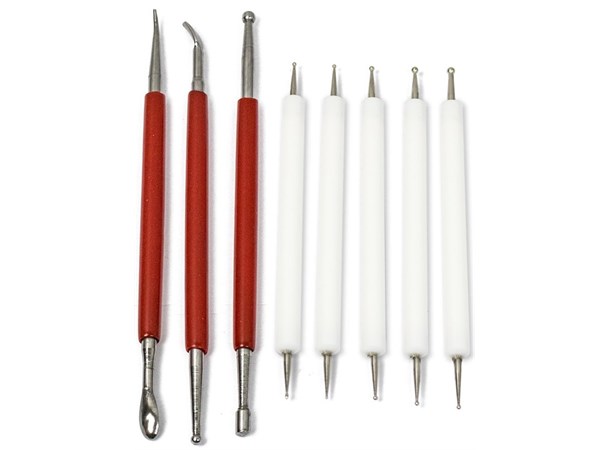 Red & White Sculpting Set Cosclay