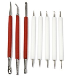 Red & White Sculpting Set Cosclay