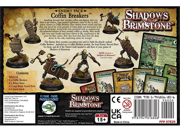 Shadows of Brimstone Coffin Breakers Exp Utvidelse til Shadows of Brimstone
