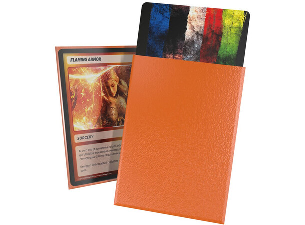 Sleeves Cortex Orange MATTE x100 66x91 Ultimate Guard Standard Size 