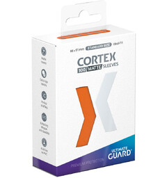 Sleeves Cortex Oransje MATTE x100 66x91 Ultimate Guard Standard Size