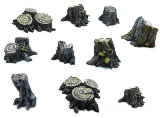 Small Tree Stumps (10 st) Green Stuff World 
