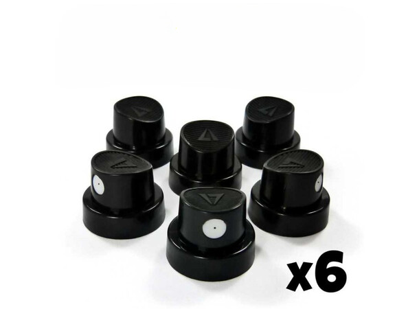 Standard Spray Caps (6 st) - Black Green Stuff World 