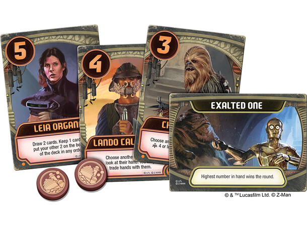 Star Wars Jabbas Palace Kortspel A Love Letter Game 