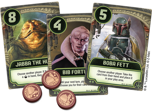 Star Wars Jabbas Palace Kortspel A Love Letter Game 