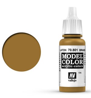 Vallejo Akryl Model Color Brass Tilsvarer Italeri 4672AP 