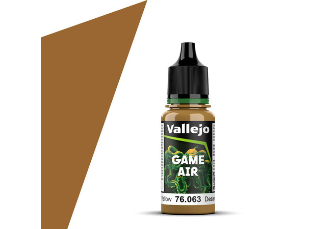 Vallejo Game Air Desert Yellow 18ml 