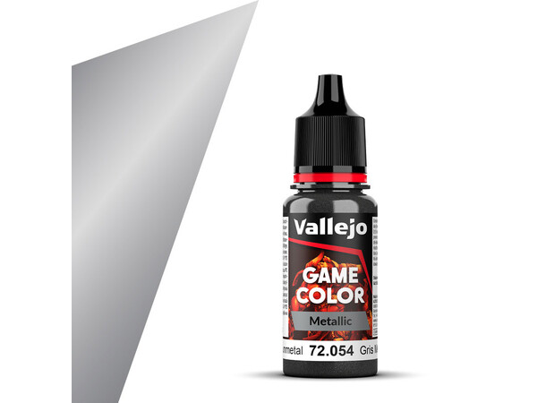 Vallejo Game Color Dark Gunmetal 18ml - Metallic 