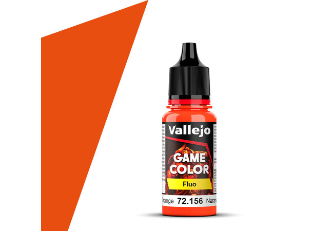 Vallejo Game Color Fluorescent Orange 18ml - Fluo 