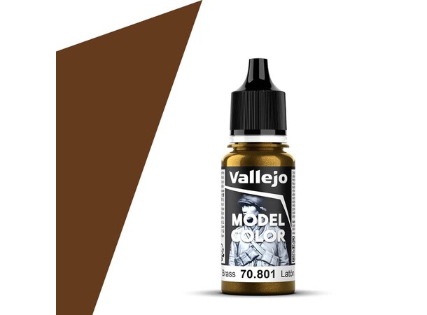 Vallejo Model Color Brass 17ml Tilsvarer 4672AP 