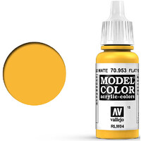 Vallejo Model Color Flat Yellow 17ml Tilsvarer 4642AP|4645AP|4721AP|XF-2