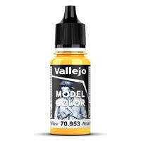 Vallejo Model Color Flat Yellow Tilsvarer 4642AP|4645AP|4721AP|XF-2