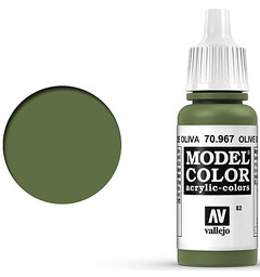 Vallejo Model Color Olive Green 17ml Tilsvarer 4314AP