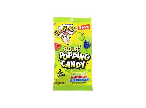 Warheads Sour Popping Candy 3-Pack