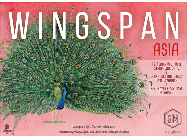 Wingspan Asia Expansion Frittstående Expansion till Wingspan 