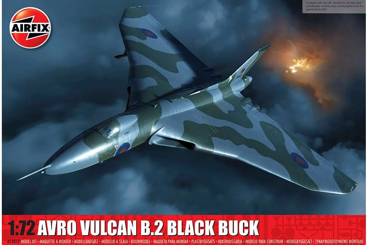 Avro Vulcan B.2 Black Buck 45cm Airfix 1:72 Byggesett