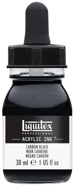 Ink Acrylic Carbon Black Liquitex 337 - 30 ml