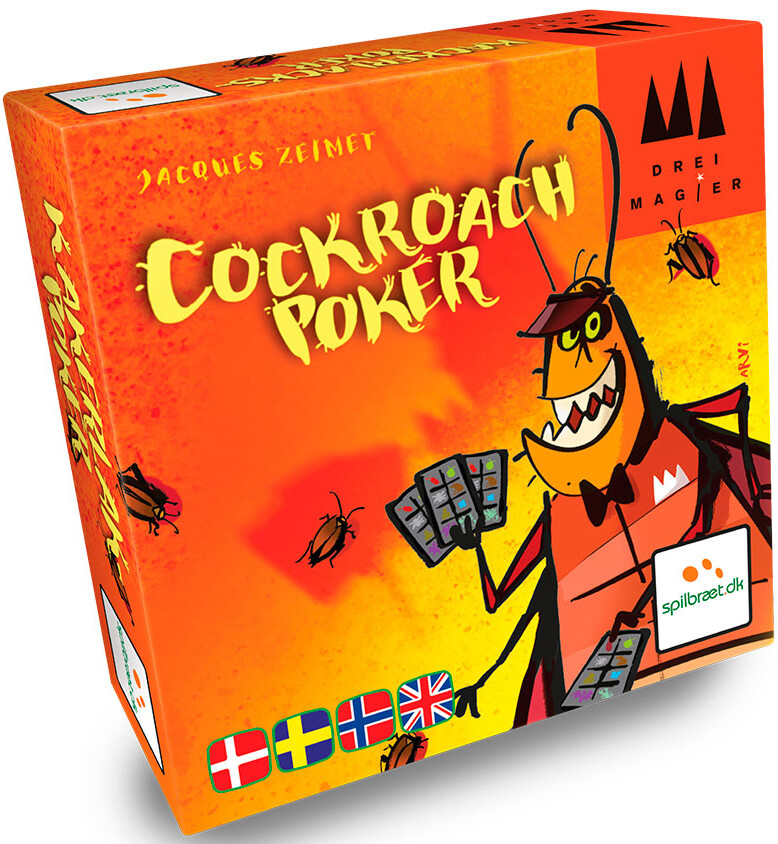 Cockroach Poker Brettspill Norsk utgave