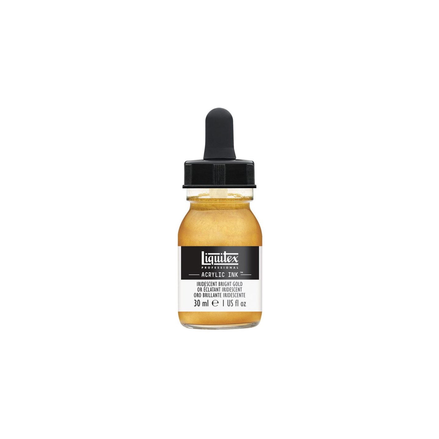 Ink Acrylic Iridescent Bright Gold Liquitex 234 - 30 ml