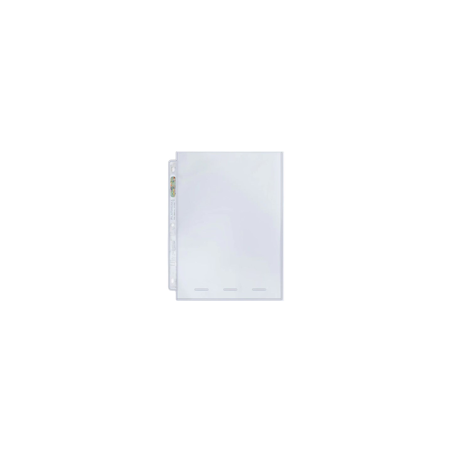 Plastlomme 1-Pocket - 100 stk Ultra Pro Platinum Series