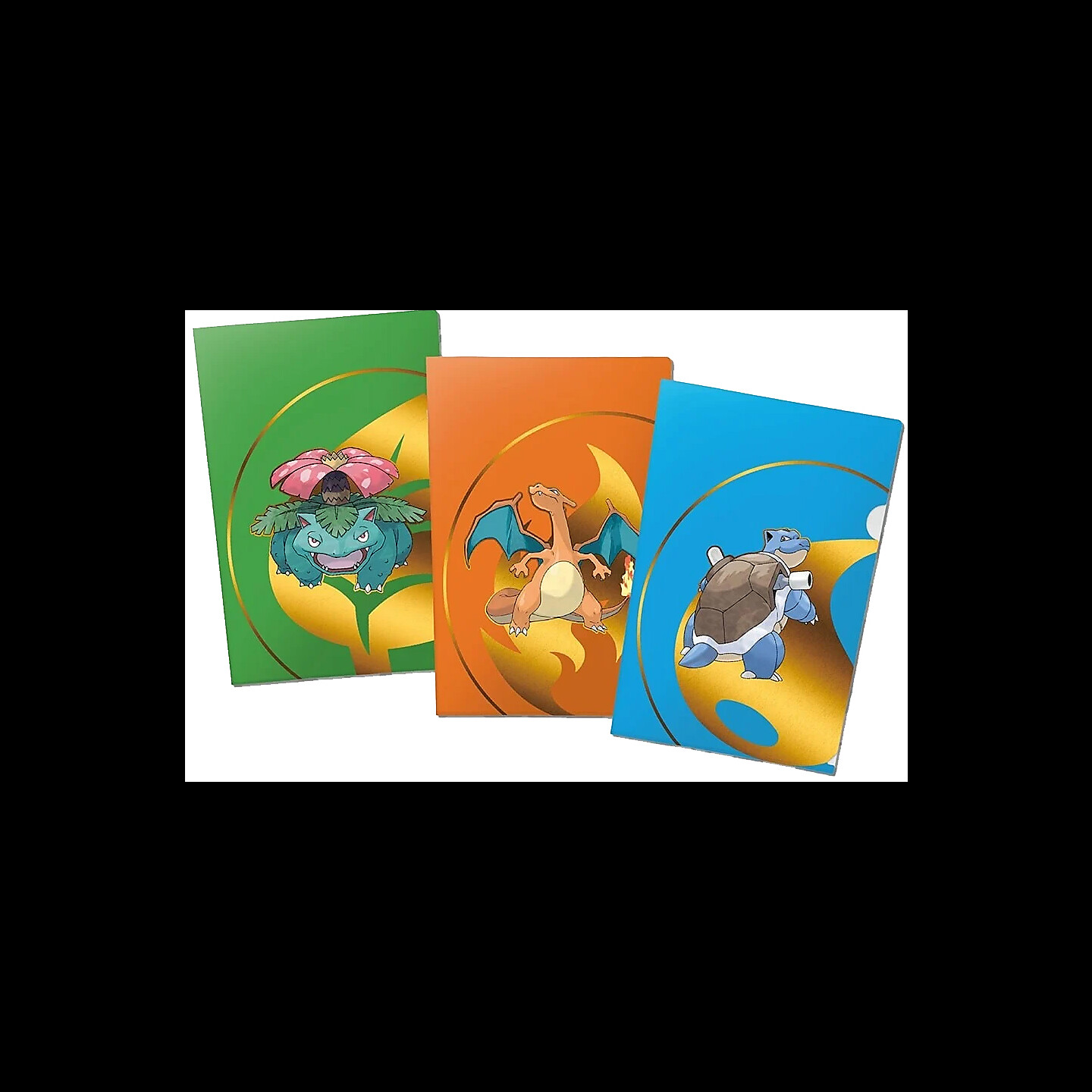 Pokemon Tournament Folios 3-Pack #1 Charizard, Blastoise, Venusaur