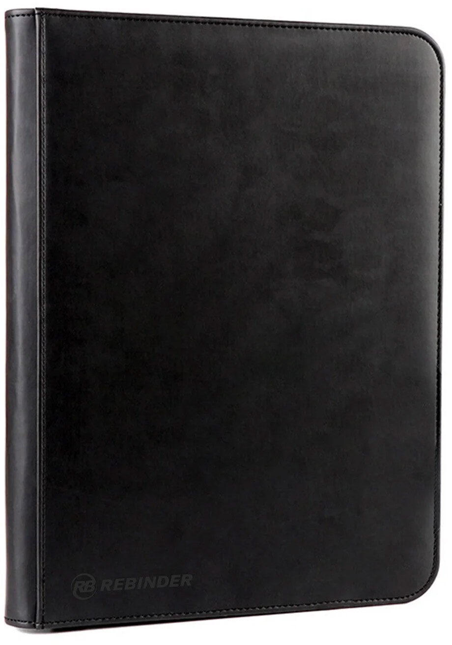 Rebinder Toploader Binder 9-Pocket Black