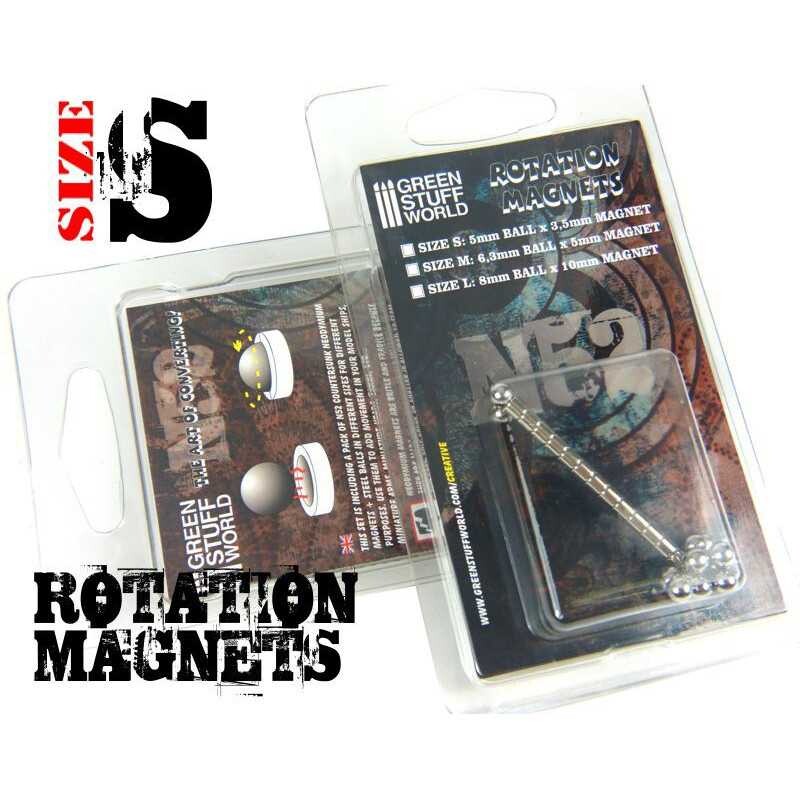 Magneter m/ rotasjon - Small Green Stuff World Rotation Magnets