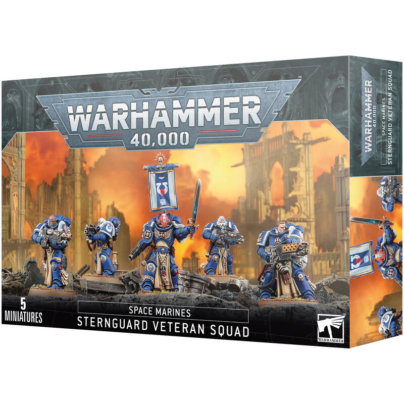 Space Marines Sternguard Veteran Squad Warhammer 40K - Gamezone.no