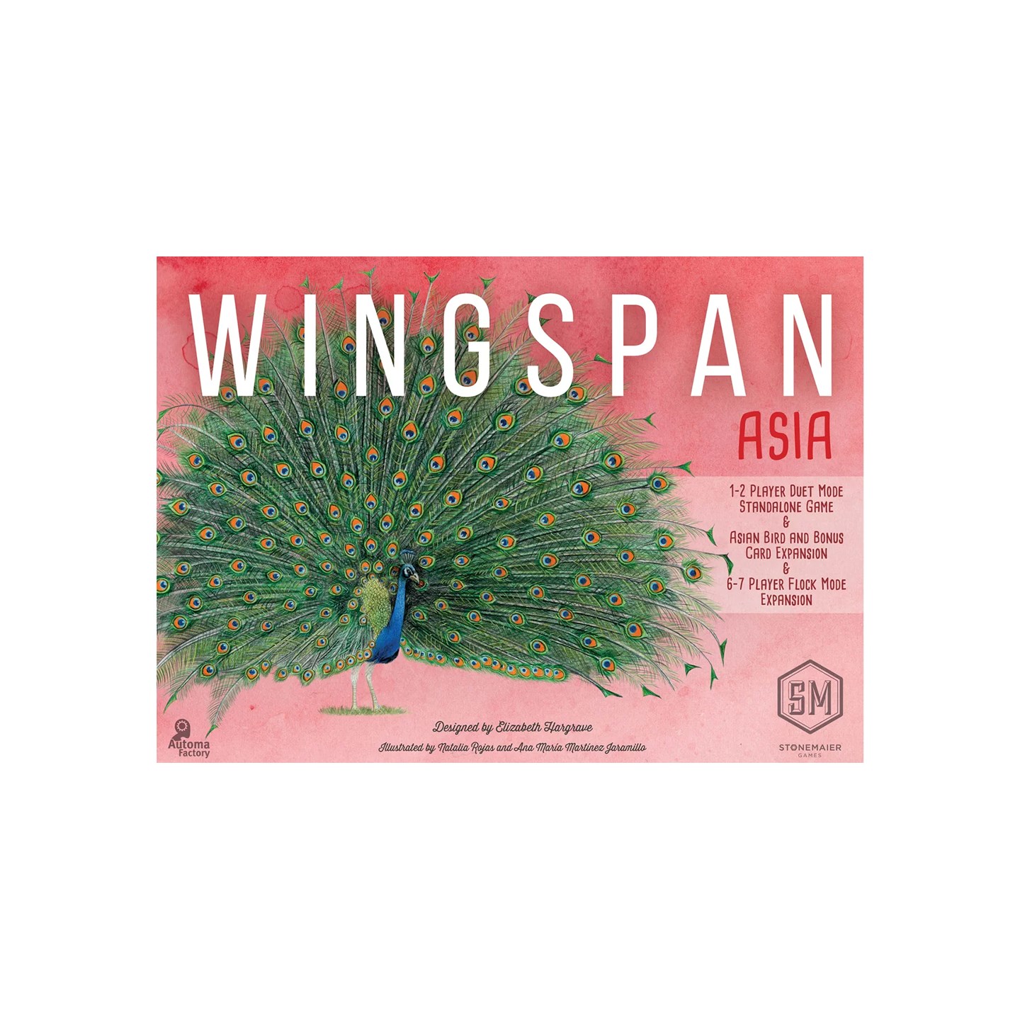 Wingspan Asia Expansion Frittstående utvidelse til Wingspan