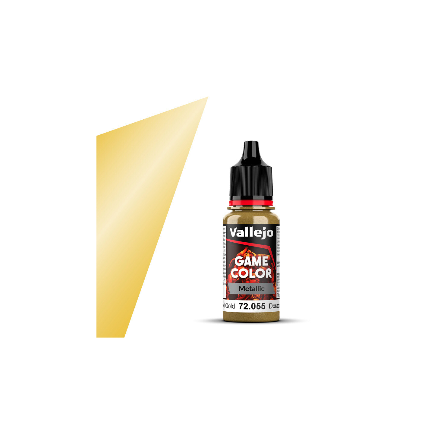 Vallejo Game Color Polished Gold 18ml - Metallic