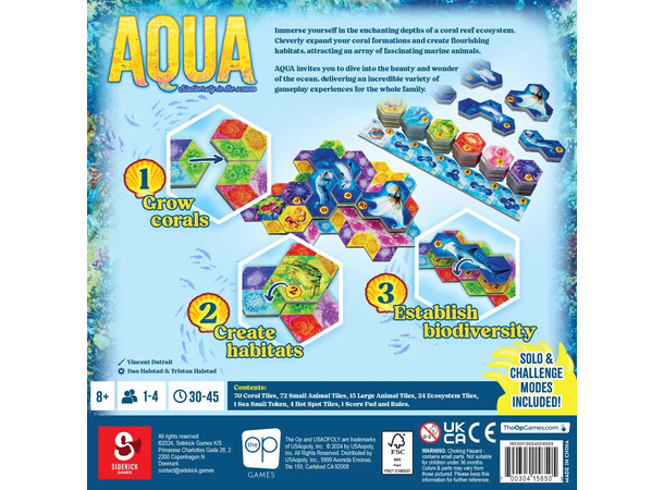 Aqua Brettspill - Norsk utgave Biodiversity in the Oceans 