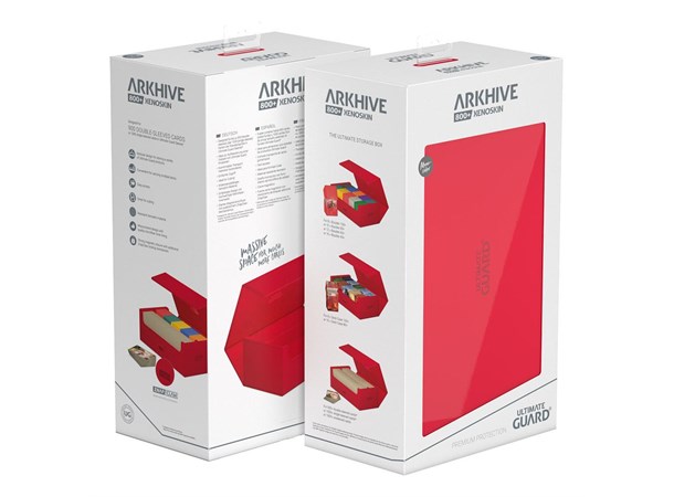 Arkhive Xenoskin Monocolor 800+ Rød Ultimate Guard