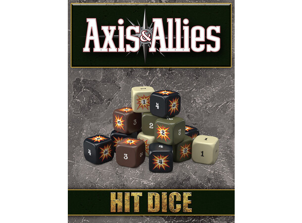 Axis & Allies Hit Dice - 72 stk 