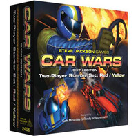 Car Wars Starter Set  Brettspill Sixth Edition Red / Yellow