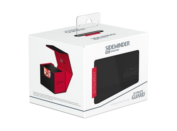 Card Box Synergy 100+ Svart/Rød Ultimate Guard Sidewinder Xenoskin