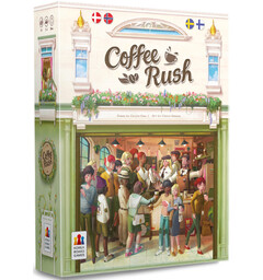 Coffee Rush Brettspill Norsk utgave