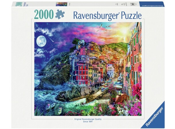 Colorful Cinque Terre 2000 biter Puslespill - Ravensburger Puzzle 