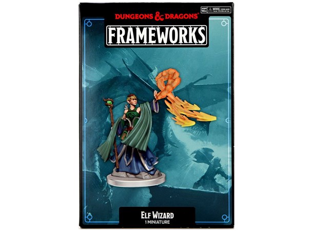 D&D Figur Frameworks Elf Wizard Female