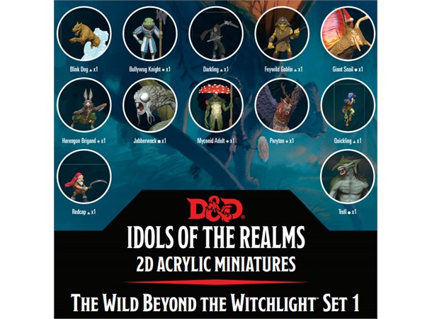 D&D Figur Idols 2D Wild Witchlight 1 Dungeons & Dragons Idols of the Realms