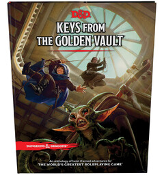 D&amp;D Adventure Keys Golden Vault Dungeons &amp; Dragons Scenario